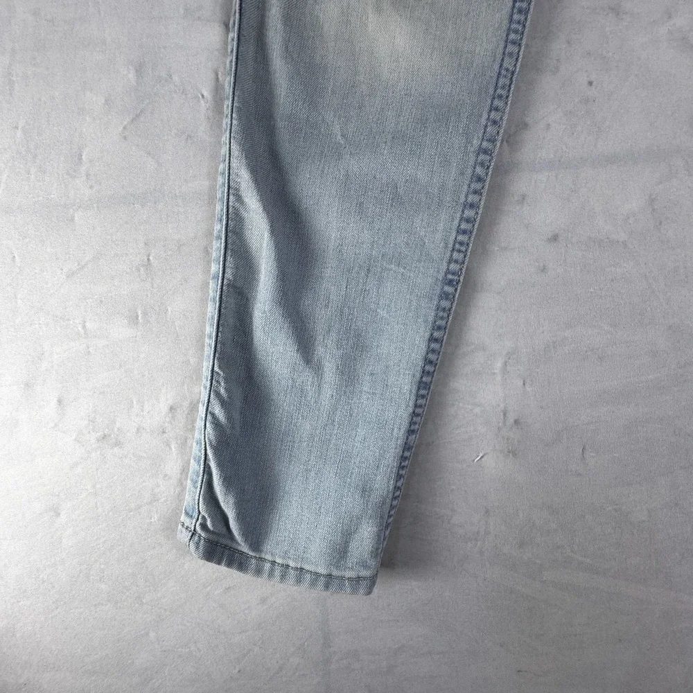 Hollister Womens Super‎ Skinny Jeans Light Blue 5-Pockets High Rise Slim Fit 5S